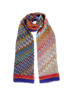 Multi-colored Looped Design Scarf