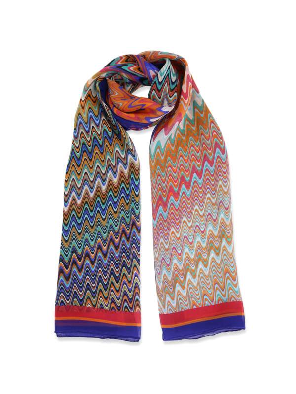 Multi-colored Looped Design Scarf