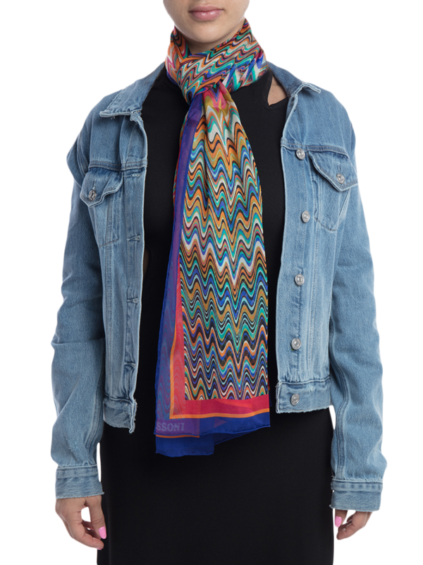 Multi-colored Looped Design Scarf
