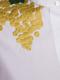 White Long Balloon Sleeves Shirt