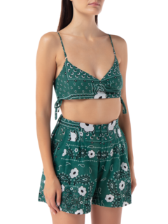 Cotton Muslin Printed Bralette