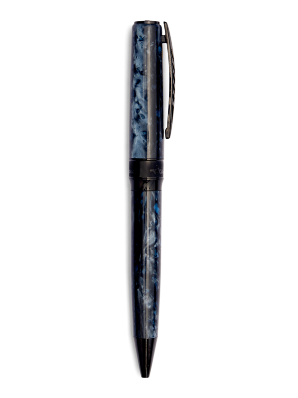 قلم حبر إل جي بي روك مزين بالأسود وبرأس كروي