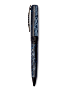 قلم حبر إل جي بي روك مزين بالأسود وبرأس كروي