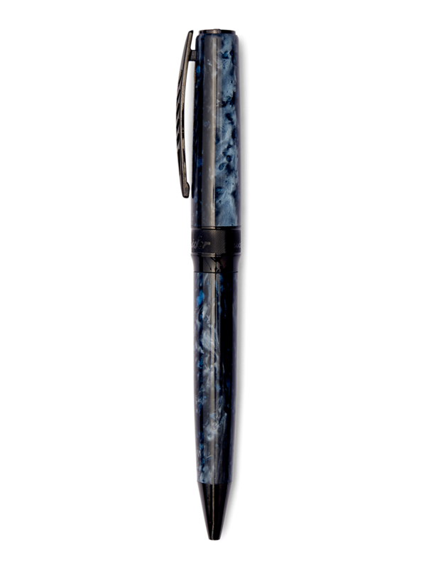 قلم حبر إل جي بي روك مزين بالأسود وبرأس كروي