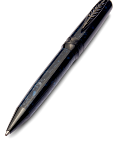 قلم حبر إل جي بي روك مزين بالأسود وبرأس كروي
