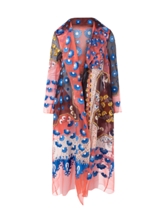 Embroidered Organza Lace Mix Jacket