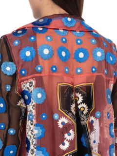 Embroidered Organza Lace Mix Jacket