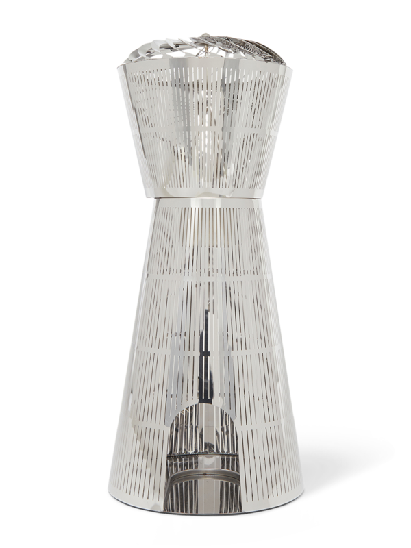 Hourglass-shaped Silver Diffuser