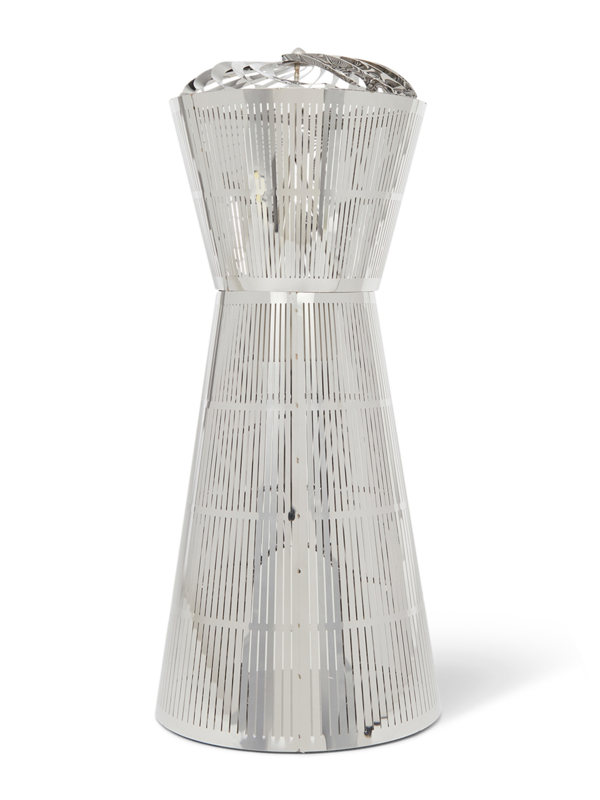 Hourglass-shaped Silver Diffuser