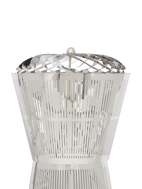 Hourglass-shaped Silver Diffuser