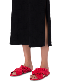Curled Ruched Flats