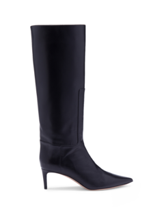 Knee-Length Leather Boots
