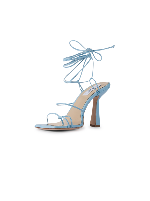 STRAPPY ANKLE WRAP HIGH HEEL SANDAL