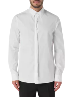 قميص سامي بأكمام طويلة وقصة عادية