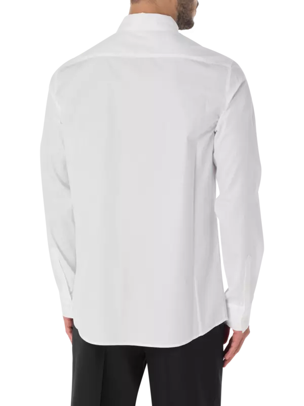 قميص سامي بأكمام طويلة وقصة عادية