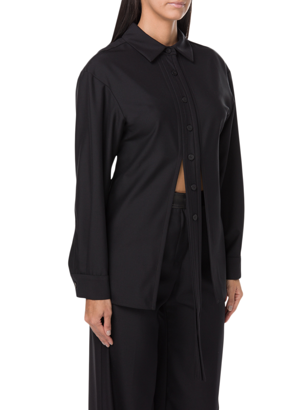 Extended Tab Tie Shirt