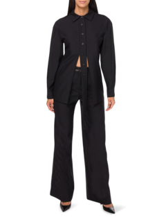 Extended Tab Tie Shirt