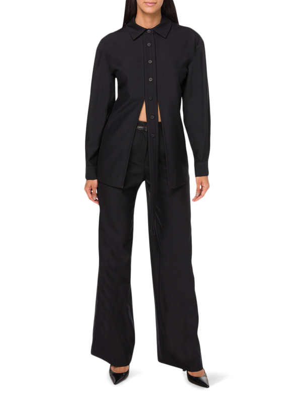 Extended Tab Tie Shirt