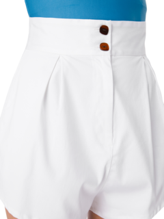 Solid Pleated Shorts