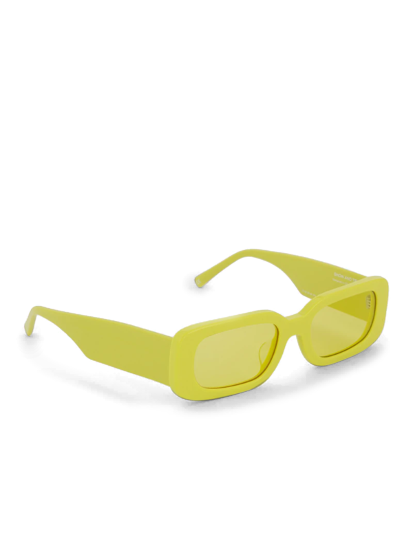 Sleek full acetate rectangular eyewear