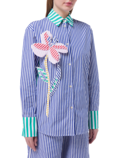 Aveiro Striped Cotton Long Sleeve Shirt