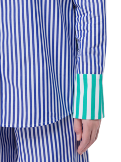 Aveiro Striped Cotton Long Sleeve Shirt
