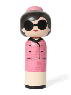 Pink Kokeshi Figurine