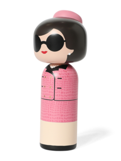Pink Kokeshi Figurine