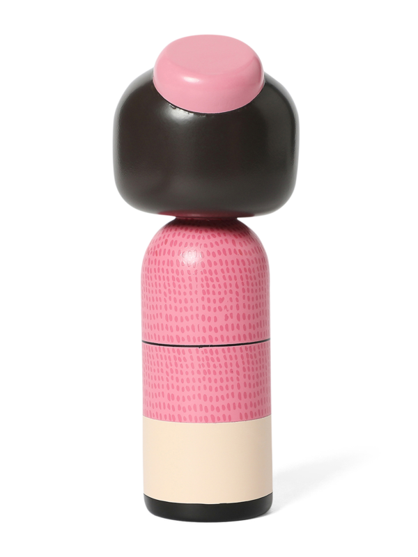 Pink Kokeshi Figurine