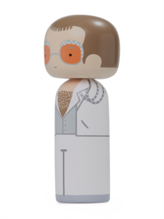 Kokeshi Doll I Elton in White