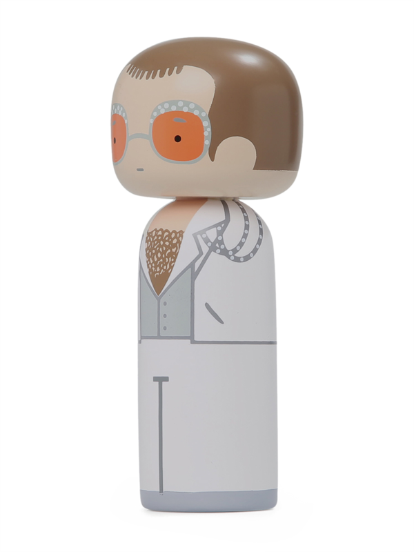 Kokeshi Doll I Elton in White