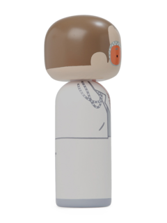 Kokeshi Doll I Elton in White