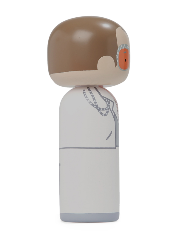 Kokeshi Doll I Elton in White