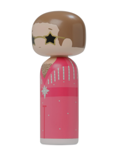 Kokeshi Doll I Elton in Pink