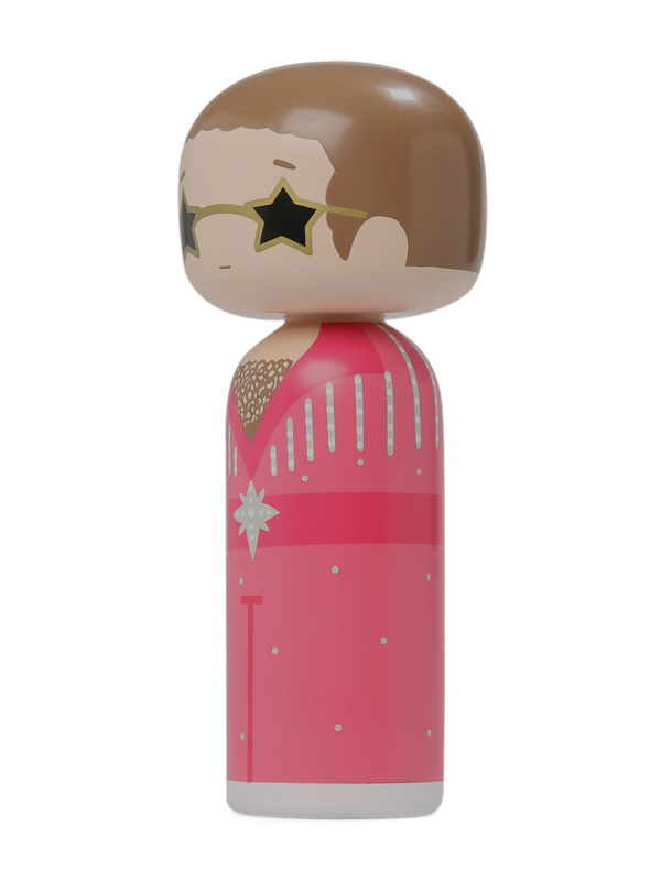 Kokeshi Doll I Elton in Pink