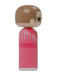 Kokeshi Doll I Elton in Pink