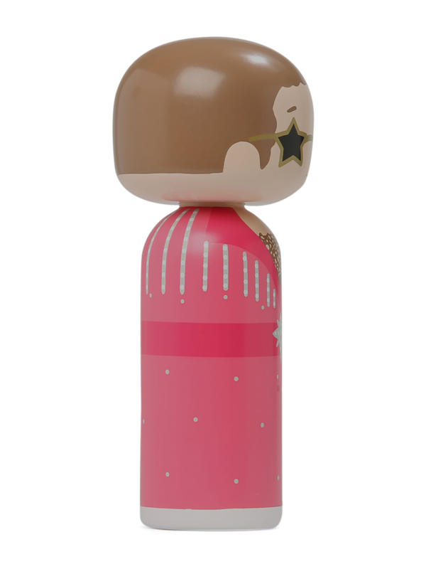 Kokeshi Doll I Elton in Pink