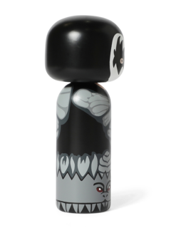 Black Kokeshi Figurine