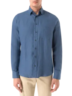 قميص كلاسيكي بأكمام طويلة