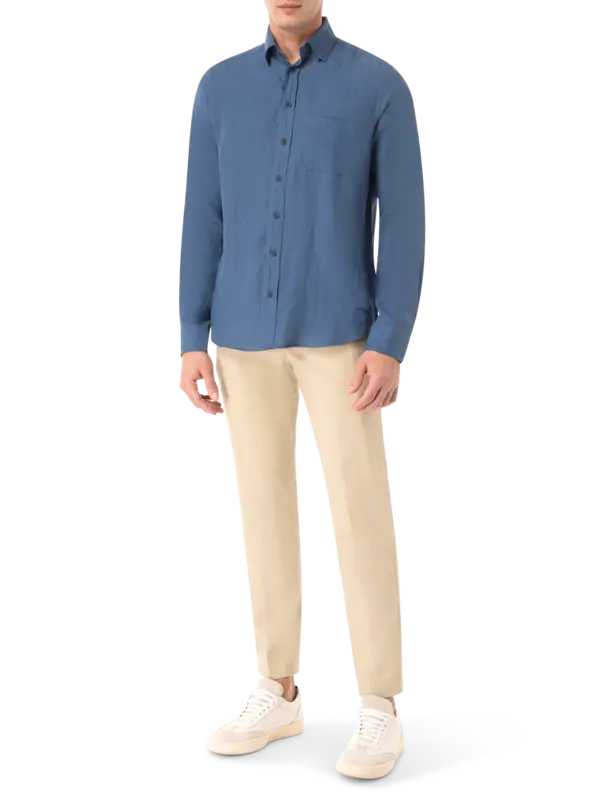 قميص كلاسيكي بأكمام طويلة