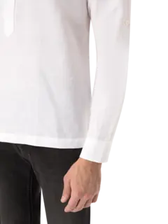 Half Button Long Sleeve Shirt