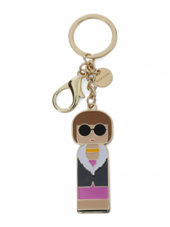 Multicolour Wooden Key Chain