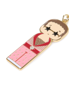 Elton in Pink Keychain