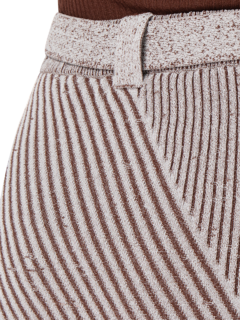 SAND RUSTIC KNIT MIDI SKIRT