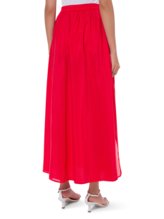 Ocean Silk Cotton Maxi Skirt