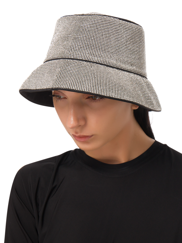 Crystal Mesh Bucket Hat