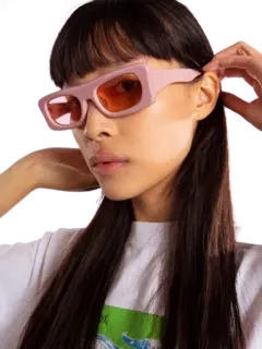 نظارة طبية بإطار من الأسيتات بتصميم منخفض عن الحاجب