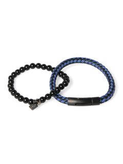 Black Beaded Bracelet