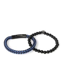 Black Beaded Bracelet