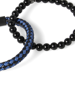 Black Beaded Bracelet